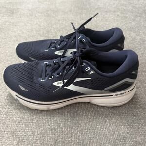 Brooks Ghost 15 Shoes Womens Size 11 Navy Running Cushion Neutral 1203801B450